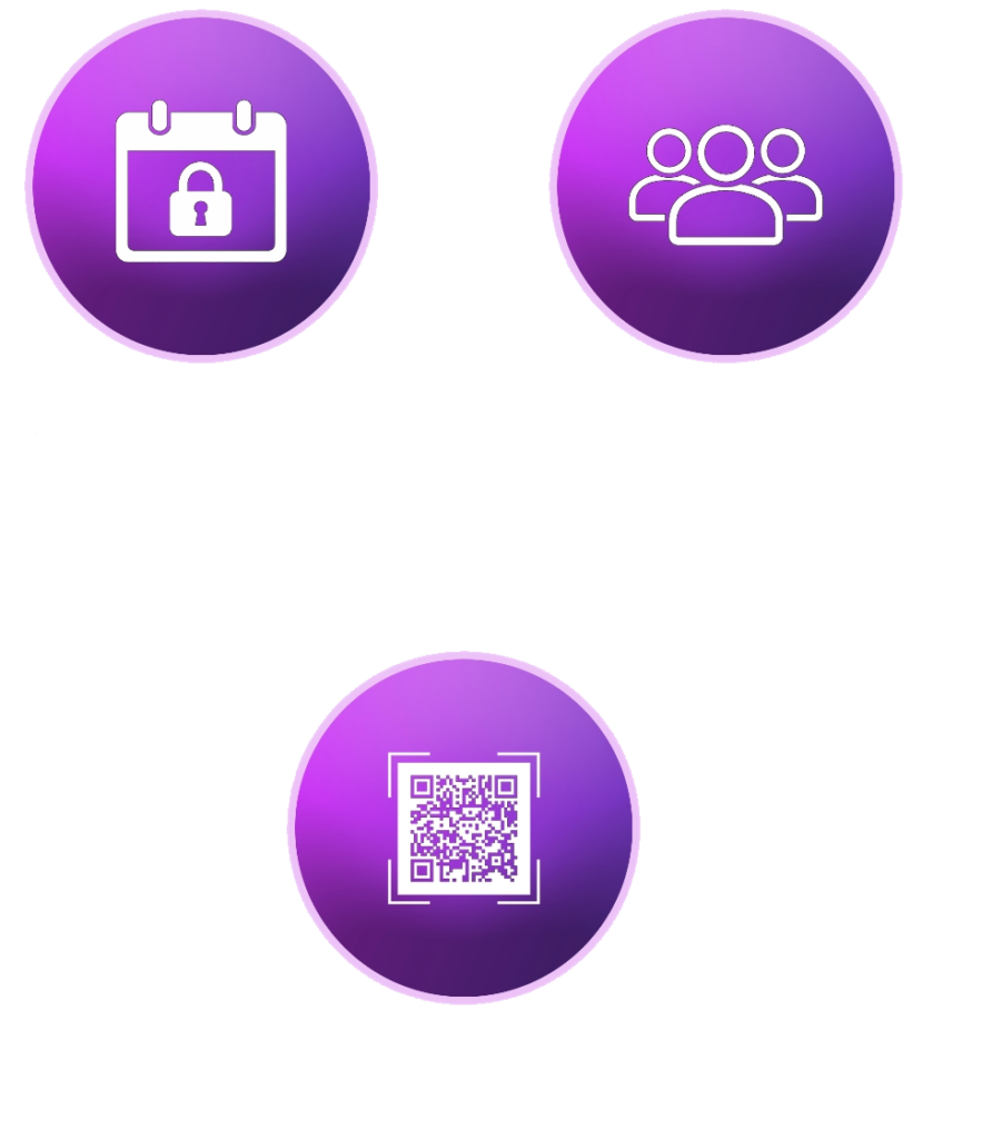 Party Sharing App event creation interface showing setup workflow and party customization options